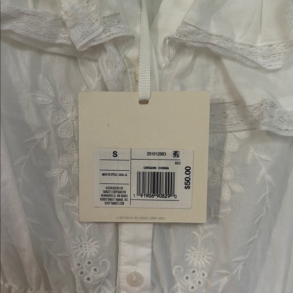 White Ruffled Dress - Picture 5 of 5